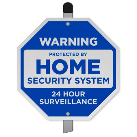 Protected by Home Security System Yard Sign - Save 10% Instantly