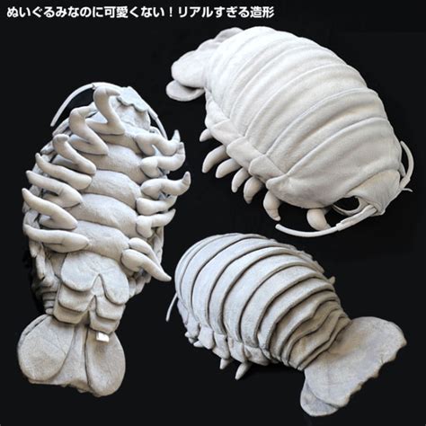 An Adorably Creepy Giant Isopod Plush Doll