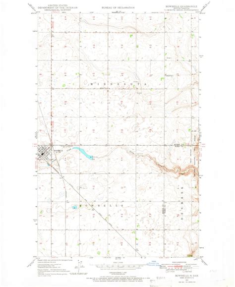 Bowbells, ND (1947, 24000-Scale) Map by United States Geological Survey ...