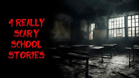 4 REALLY SCARY School Stories - YouTube