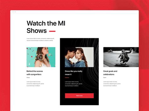 MI Tv - Free PSD Template by Tran Mau Tri Tam on Dribbble