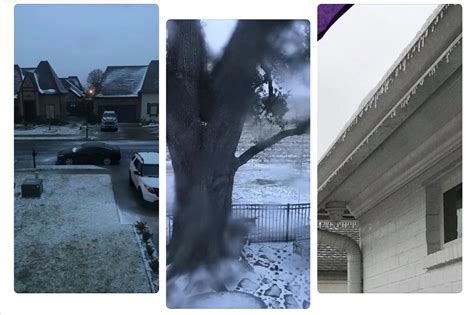 South Louisiana Residents Share Photos Of Wintry Weather