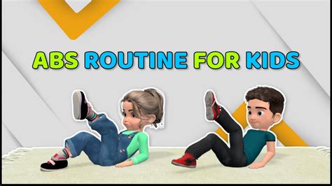 ABS ROUTINE FOR KIDS: LOW IMPACT EXERCISE - YouTube