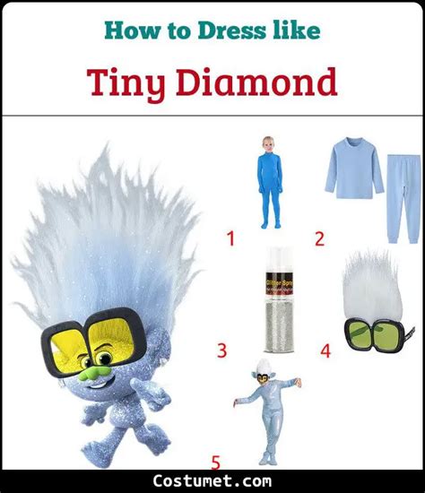 Tiny Diamond Costume from Trolls for Cosplay & Halloween