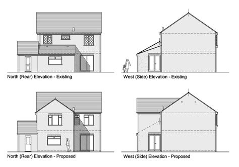 House Plan Drawing With Elevation - Ruma Home Design