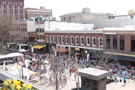 Market Square, Knoxville, April 2013