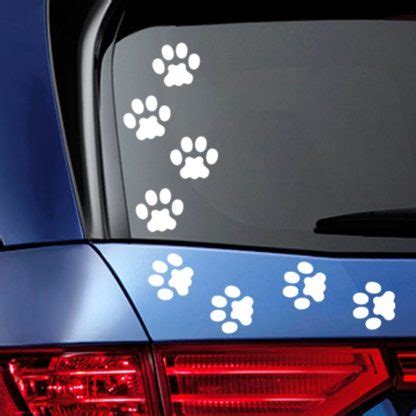 Cat Paw Prints Vinyl Decal Set – Seward Street Studios