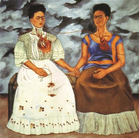 The Two Fridas, 1939 - Frida Kahlo - WikiArt.org