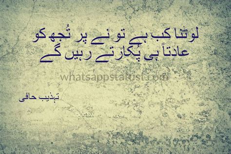 500 Best Tehzeeb Hafi Poetry Images In Urdu|Sad Tehzeeb Hafi Shayari ...