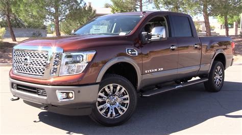 2016 Nissan Titan XD Platinum Reserve (Cummins Diesel) - Start Up, Test Drive & In Depth Review ...