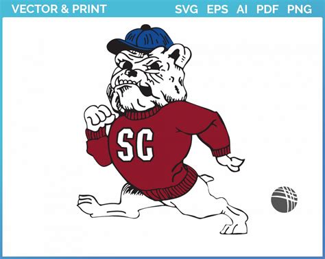 South Carolina State Bulldogs - Secondary Logo (2002) - College Sports Vector SVG Logo in 5 formats