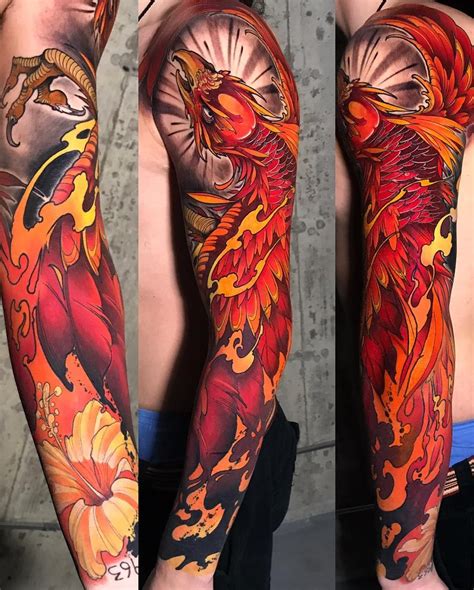 Phoenix Tattoo Sleeve - Tattoo Transformations Today