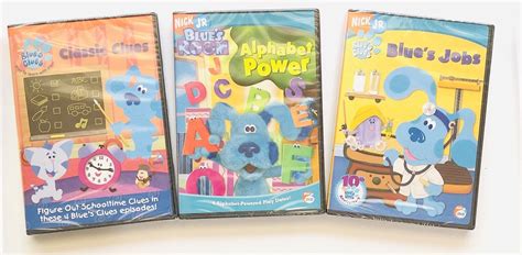 Lot (3)- Blue's Clues DVDs Blue's Jobs , | Grelly USA