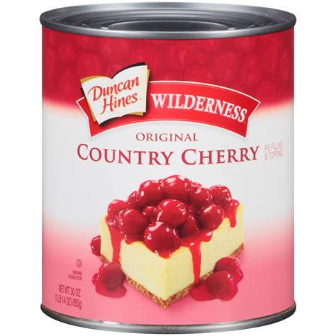 Duncan Hines Wilderness Original Country Cherry Pie Filling & Topping ...