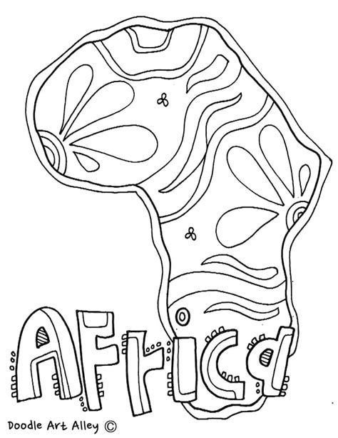 Geography Coloring Pages