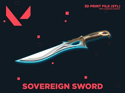 Sovereign Sword Valorant Game 3D Print File STL - Etsy