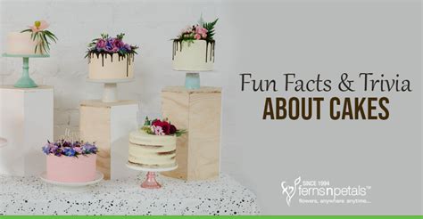 Fun Facts & Trivia About Cakes - FNP Singapore