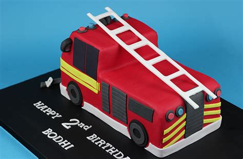 Fire Engine Cake - Cakey Goodness