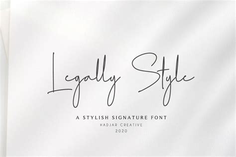 Legally Style - Stylish Signature Font