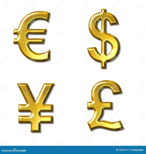 Currency Symbols Stock Image - Image: 1342131