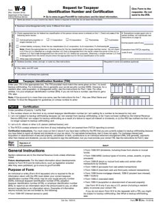 Free W9 Tax Form 2023 - Printable Forms Free Online