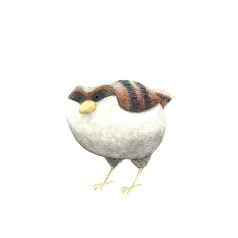 Sparrow Illustration by Falkenthal Spatz Bird Vogel https://www.facebook.com/Falkenthal ...