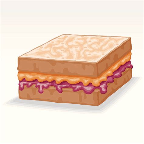 Royalty Free Peanut Butter And Jelly Sandwich Clip Art, Vector Images ...