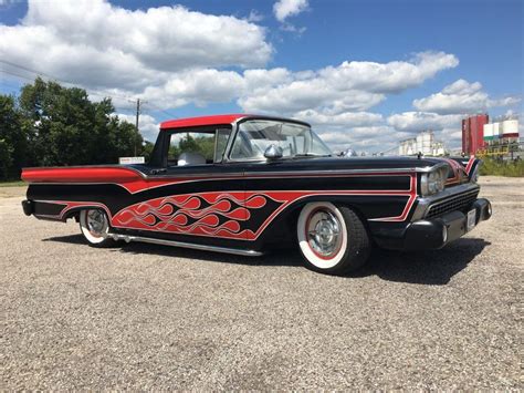 badass looking 1959 Ford Ranchero Hot Rod Rat Rod Custom for sale