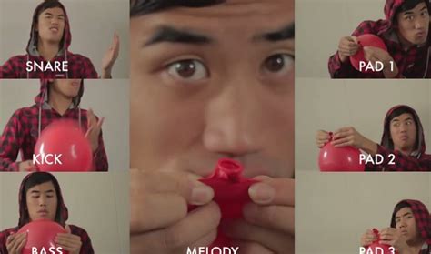 Andrew Huang Makes "99 Red Balloons" Cover Using Only Red Balloons