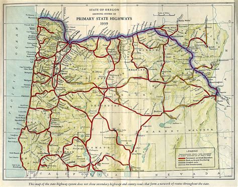 Road Map Of Oregon - Map Of Zip Codes