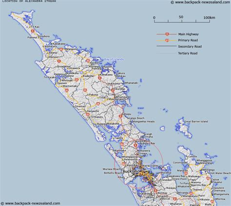 Where is Alexandra Stream? Map - New Zealand Maps