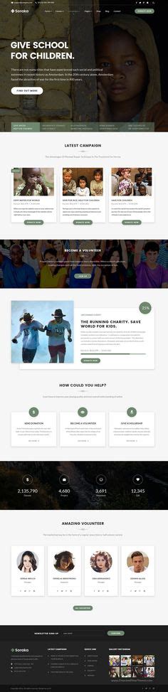 Soraka a special PSD template for #charity, non-profit, #fundraising and non-government ...