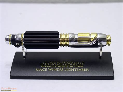 Star Wars: Attack Of The Clones Mace Windu AOTC Mini Lightsaber Master Replicas