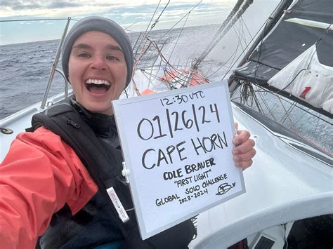 Cole Brauer on First Light rounds Cape Horn in Global Solo Challenge