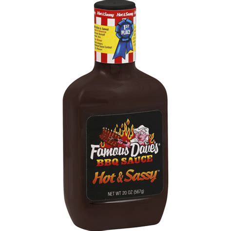 Famous Daves BBQ Sauce, Hot & Sassy | Buehler's