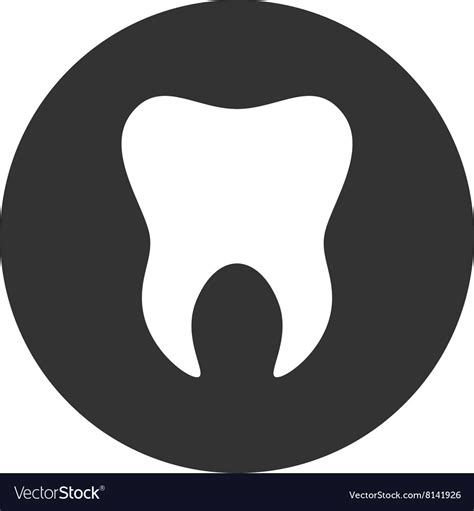 Tooth icon Logo template of tooth Dental symbol Vector Image