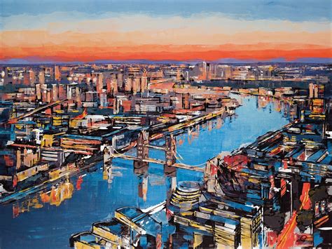 Dusk 'til Dawn - Paul Kenton | Paul kenton, London cityscape, London artist