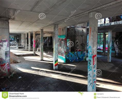 Old Skatepark Ruins. Graffiti. Editorial Image - Image of tags, skateboarding: 122183075