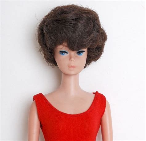 60's Brunette Bubble Cut Barbie Doll Mattel