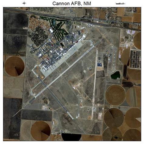 Aerial Photography Map of Cannon AFB, NM New Mexico