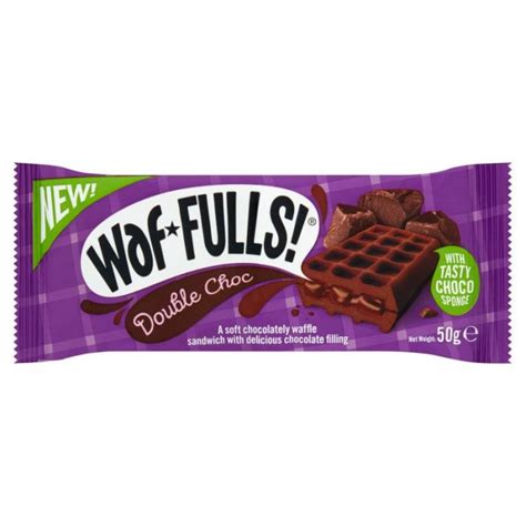 Waf*FULLS! Double Chocolate Waffle Sandwich 50g (48 Pack)