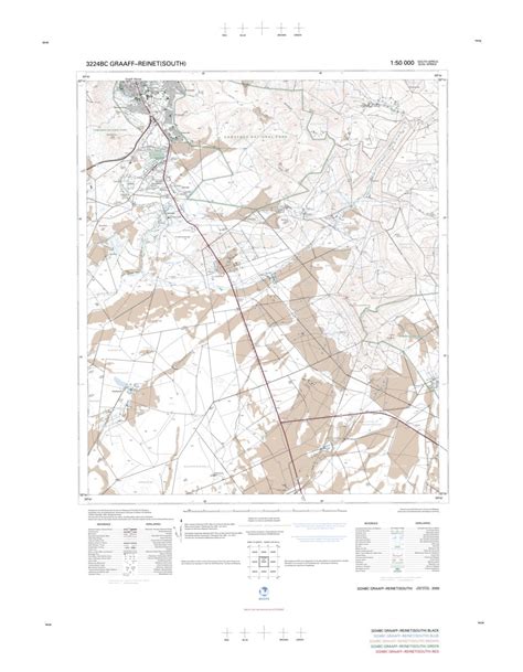 3224BC GRAAFF-REINET (SOUTH) Map by Chief Directorate: National Geo ...