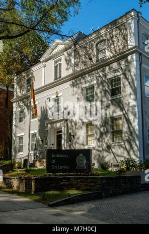 Embassy of Sri Lanka, 3025 Whitehaven Street, Washington DC Stock Photo ...