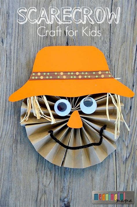 Scarecrow Paper Craft for Kids