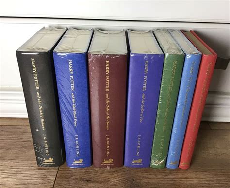 Harry Potter - Complete set of First Print Deluxe First Editions ...