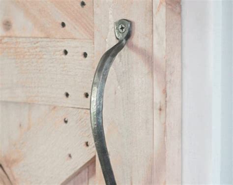 Rustic Barn Door Handle Barn Door Hardware Hand Forged Iron - Etsy