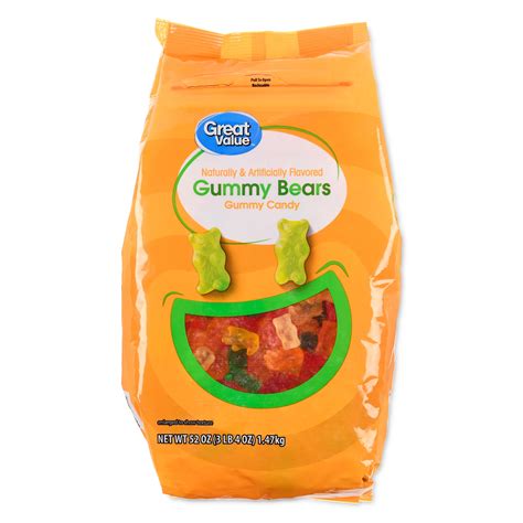 Great Value Gummy Bears Candy, 52 oz - Walmart.com