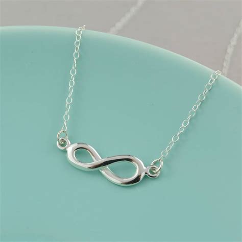 infinity symbol necklace by lily charmed | notonthehighstreet.com