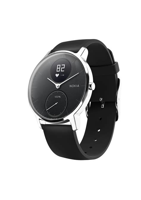 Nokia Steel HR Smart Watch - 36mm, Black - Onceit