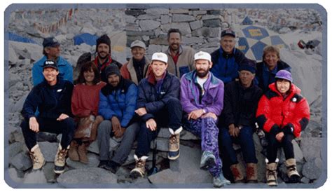 The 1996 Adventure Consultants expedition. Rob Hall, Scott Fischer, Yasuko Namba, Doug Hansen ...